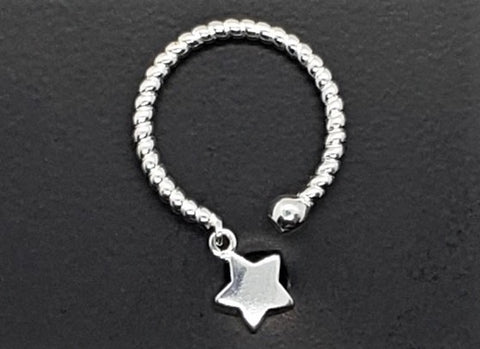 silver-star-dangle-adjustable-jewelry