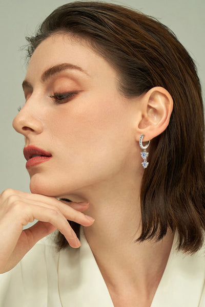 Baeful Be The One Moissanite Drop Earrings