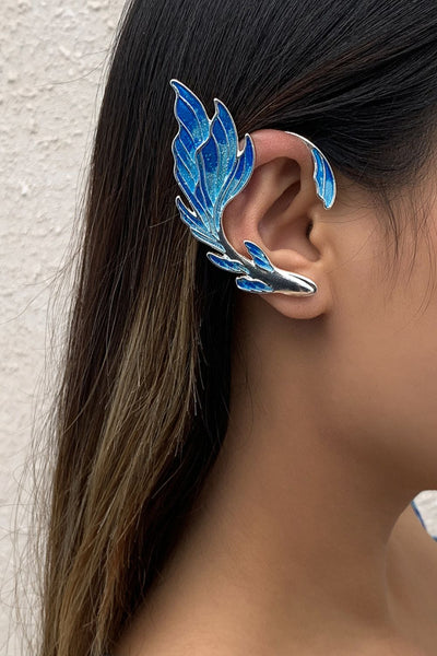 Halloween Mermaid Tail Ear Crawler Earrings
