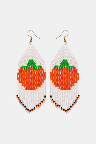 Beaded Fringe Dangle Earring